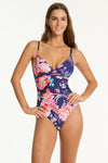 Indochine Cross Front Scoop Back One Piece in  | Sea Level Australia 