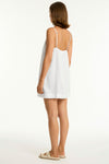 Shore Linen Shift Short Dress
