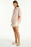 Boho Stripe Aloha Shirt