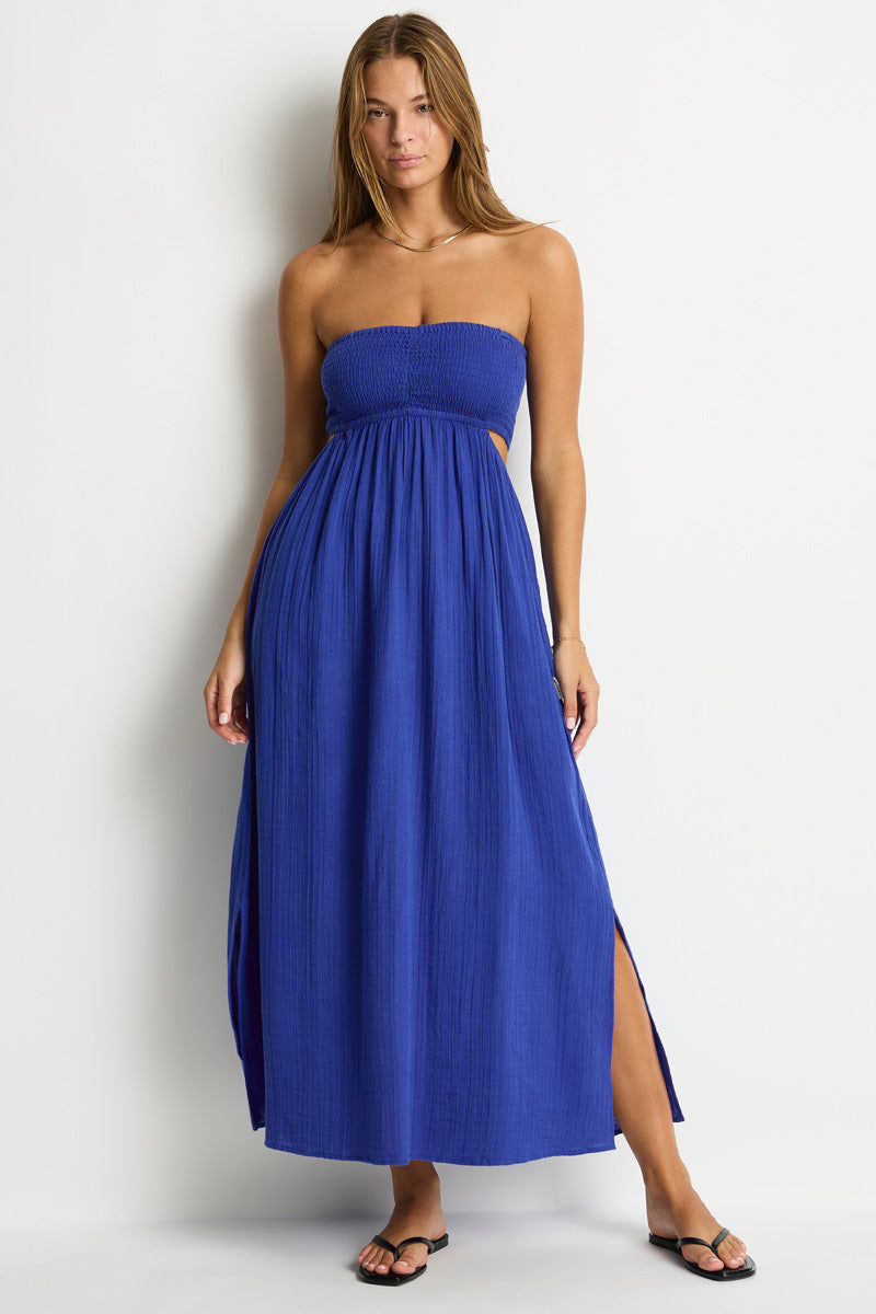 Sunset Cutaway Bandeau Dress