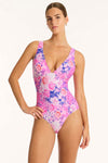 Fiesta Longline Tri One Piece in Fiesta | Sea Level Australia