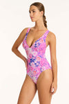 Fiesta Longline Tri One Piece in Fiesta | Sea Level Australia