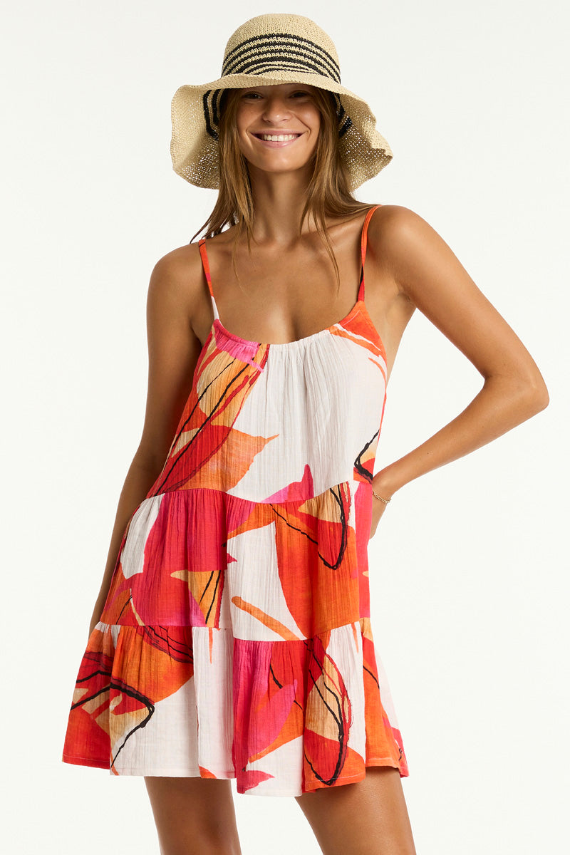 Sublime Tie Back Short Sundress in Sea Level | Sea Level Australia 