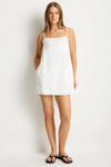 Shore Linen Shift Short Dress