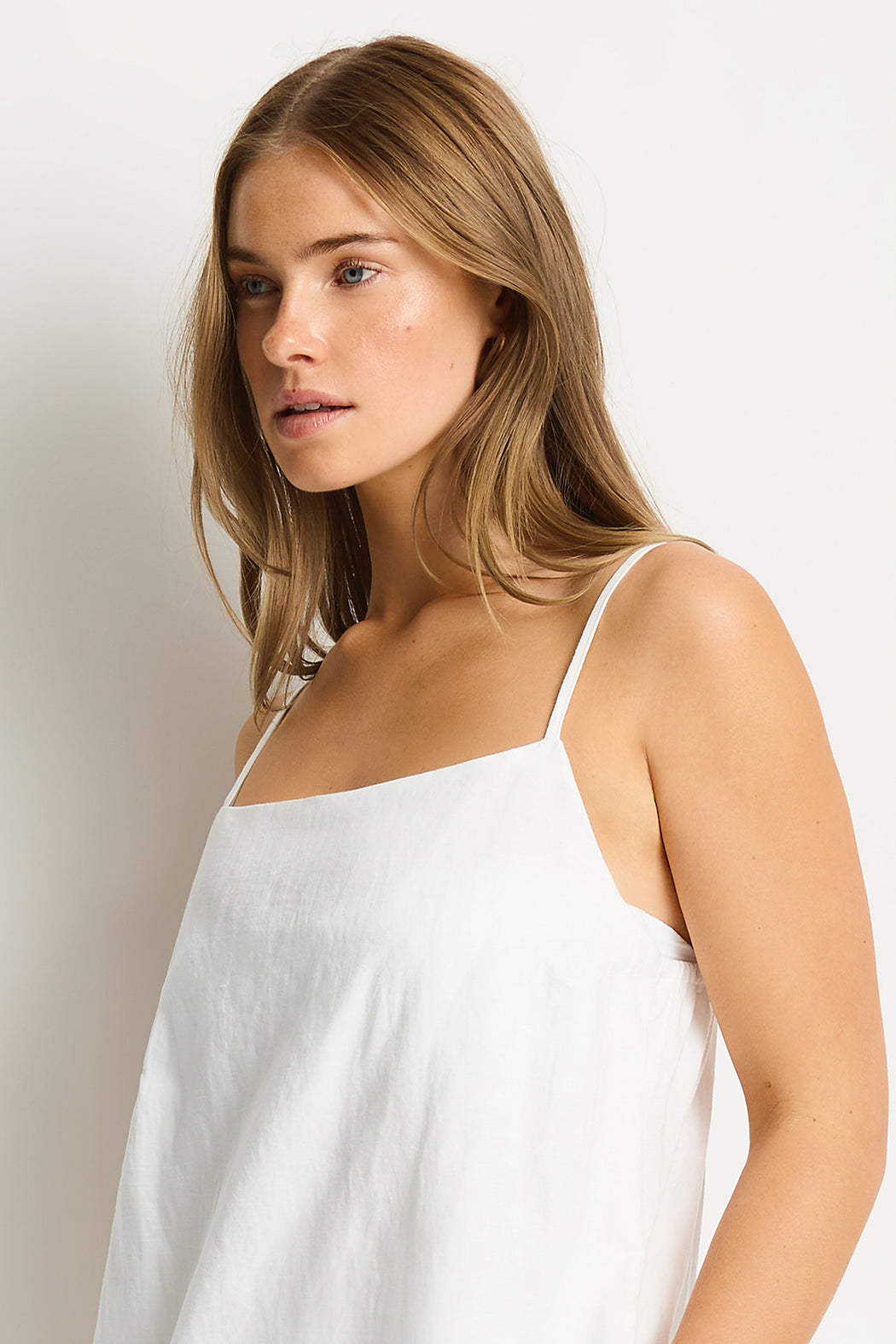 Shore Linen Shift Short Dress