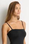 Eco Essentials High Leg Bandeau One Piece