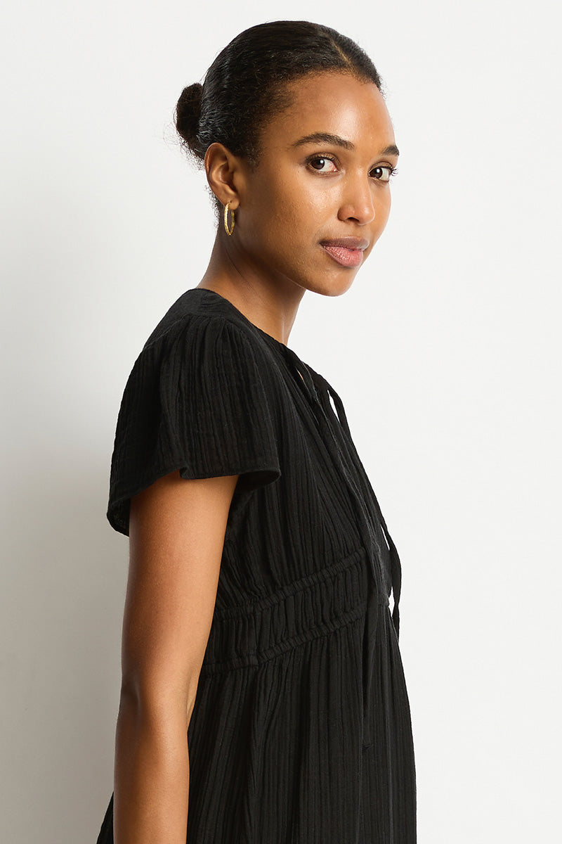 black maxi day dress Pink Lily Soleil Black Maxi Dress