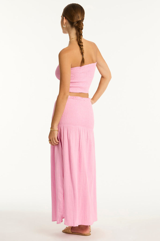 Sunset Beach Skirt - Sunset Pink - Sea Level Australia 