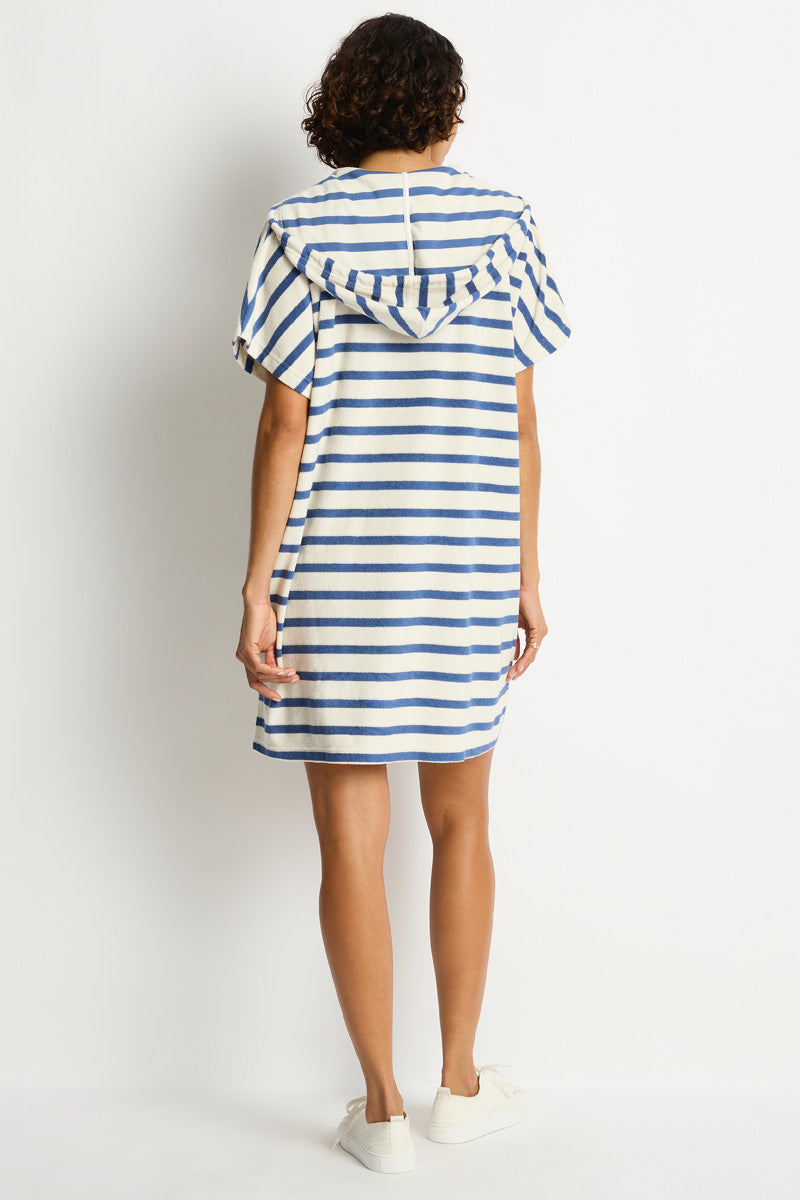Ahoy Beach Poncho, Denim Blue / S Ahoy Beach Poncho, Denim Blue / S