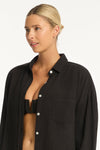 Black Sunset Beach Shirt - Sunset Black - Sea Level Australia 