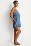 Denim Surf Shift Short Dress