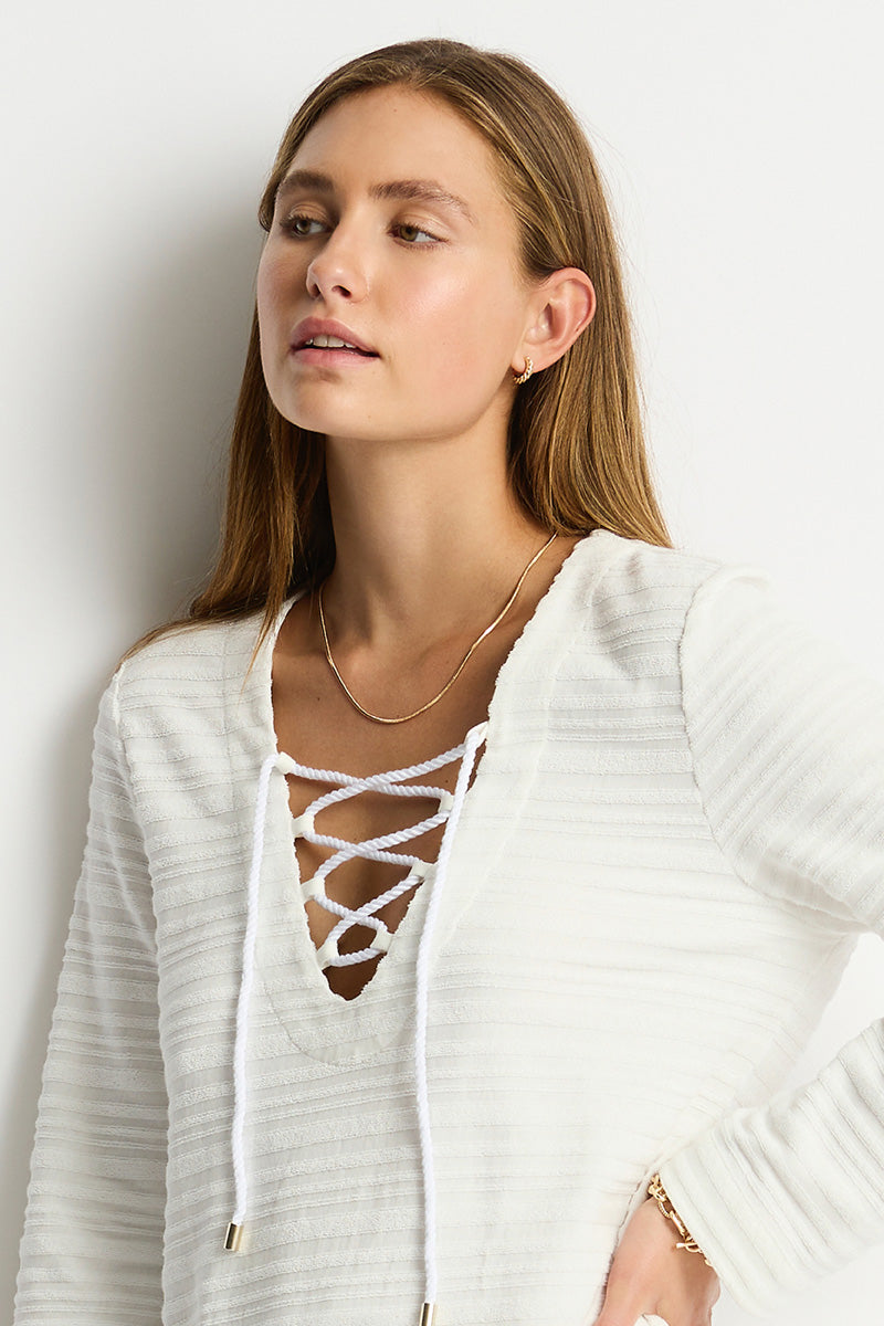 Horizon Lace Up Dress