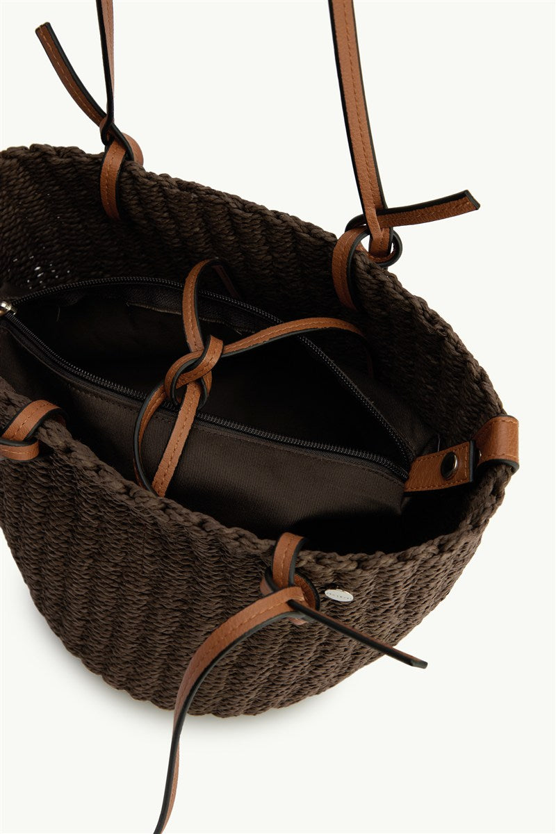 Sundown Beach Bag in Chocolate - Ghost 2