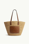 Aurora Beach Tote in Natural - Ghost Front