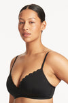 Scalloped D/DD Moulded Cup Bralette - Scallop - Sea Level Australia 