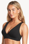 Scalloped Longline Tri Bra - Scallop - Sea Level Australia 