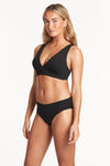 Scalloped Longline Tri Bra - Scallop - Sea Level Australia 