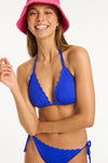 Scallop Halter Slide Tri - Scallop Cobalt - Sea Level Australia 