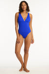 Scallop Longline Tri One Piece - Scallop Cobalt - Sea Level Australia 