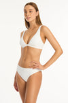 Spinnaker Longline Bralette - Spinnaker White - Sea Level Australia 