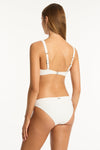 Spinnaker Longline Bralette - Spinnaker White - Sea Level Australia 