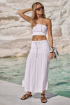 Sunset Beach Skirt - Sunset White - Sea Level Australia 