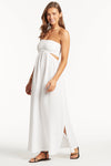 Sunset Bandeau Dress - Sunset White - Sea Level Australia 