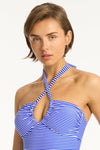 Varsity Halter Bandeau Tankini - Varsity - Sea Level Australia 