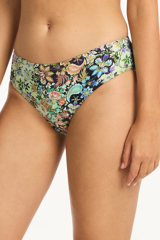 Wildflower Mid Bikini Pant -  - Sea Level Australia 