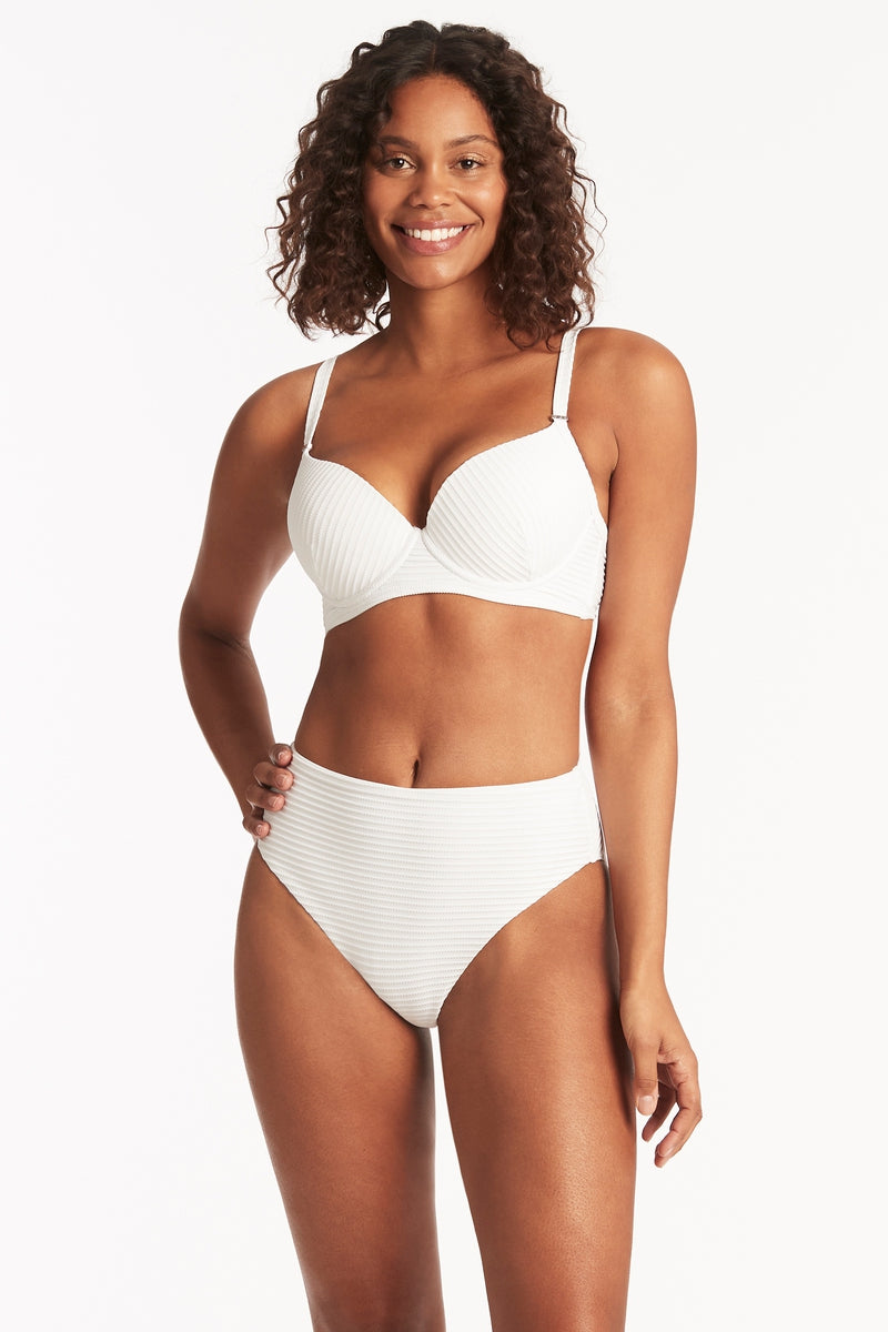 Spinnaker Moulded Underwire Bra - Spinnaker White - Sea Level Australia 