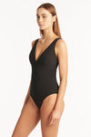 Spinnaker Panel Line One Piece - Spinnaker Black - Sea Level Australia 