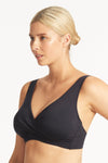 Eco Essentials G Cup Cross Front Bra - Eco Essentials Night Sky - Sea Level Australia 