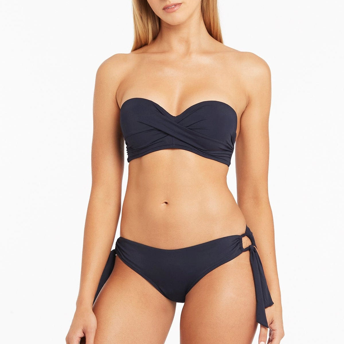 twist bandeau bikini top